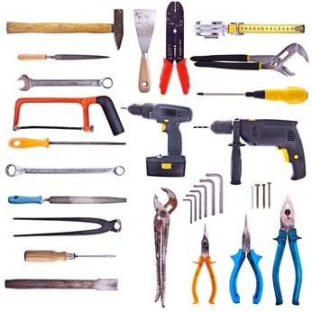 Unterschiedliche Werkzeuge fürs Heimwerken